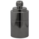 vidaXL Douilles de lampe 2 Pièces noir brillant E27