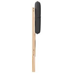 vidaXL Tête de lit capitonnée Brun et gris foncé 90 cm Pin massif