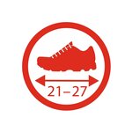 BIG 800056449 - Protège-chaussures  taille 21-27  rouge
