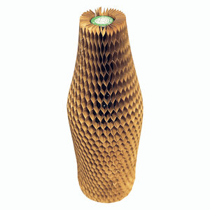 100 Manchons- papier en nid d'abeille- 2 cm d'épaisseur L 400 mm   D 47 mm-Lacouronne e.pack