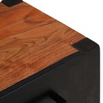 vidaXL Buffet 2 Pièces Marron 110 x 30 x 75 cm Bois d'acacia massif