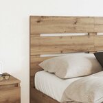 vidaXL Tête de lit Chêne artisanal 150 cm Bois d'ingénierie