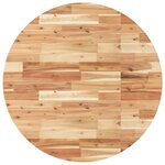 vidaXL Dessus de table rond Ø90x4 cm bois massif d'acacia