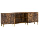 vidaXL Meuble TV 150 x 31 x 50 cm Chêne fumé Bois d'ingénierie