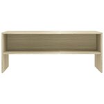 vidaXL Meuble TV Chêne sonoma 100x40x40 cm Bois d'ingénierie