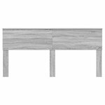vidaXL Tête de lit Gris Sonoma 180 cm Bois d'ingénierie