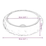 vidaXL Armoire de salle de bain et lavabos en marbre crème Teck massif