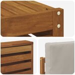 vidaXL Ensemble de canapés d'extérieur 8 pc Gris Naturel et Clair