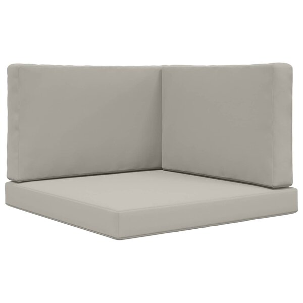 vidaXL Coussin de canapé d'extérieur Polyester Gris 80 x 80 cm