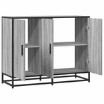 vidaXL Buffet sonoma gris 94x35x76 cm bois d'ingénierie