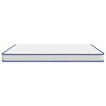 vidaXL Matelas en mousse à mémoire de forme blanc 200x200x17 cm doux