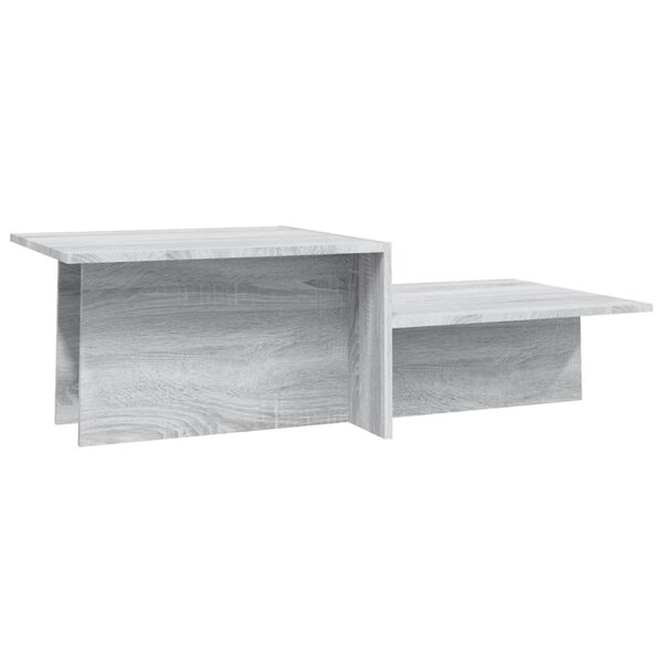 vidaXL Table basse Sonoma gris 111 5x50x33 cm Bois d'ingénierie
