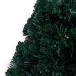 vidaXL Arbre de Noël pré-éclairé avec support et LED 64 cm fibre optique