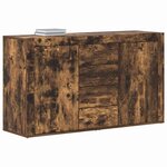 vidaXL Buffet Chêne fumé 120 x 36 x 69 cm Bois d'ingénierie