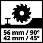 Einhell Scie plongeante TE-PS 165 1200 W
