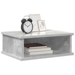 vidaXL Table de chevet 2 Pièces Gris béton 40 x 31 x 15 cm