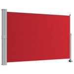vidaXL Auvent latéral rétractable de patio 160x300 cm Rouge