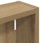 vidaXL Armoire murale de salle de bain Chêne artisan 40 x 10 x 50 cm