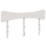 vidaXL Tête de lit blanc 140 cm bois massif de pin