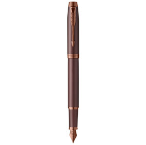 Stylo plume Parker IM Monochrome  Bordeaux  plume moyenne  encre bleue  Coffret cadeau