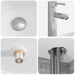 vidaXL Meuble de lavabo mural Sonoma gris 49 5 x 44 5 x 65 5 cm