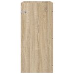 vidaXL Meuble sous lavabo de salle de bain Chêne Sonoma