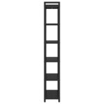 vidaXL Bibliothèque Chêne noir 60 x 30 x 188 cm Bois d'ingénierie
