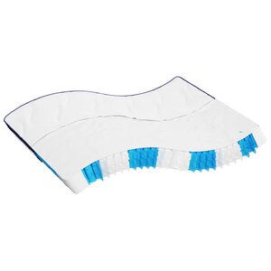 vidaXL Matelas à ressorts ensachés dureté moyenne 180x200 cm