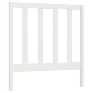 vidaXL Tête de lit Blanc 95x4x100 cm Bois massif de pin