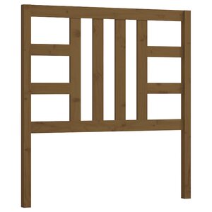 vidaXL Tête de lit Marron miel 96x4x100 cm Bois massif de pin