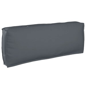vidaXL Coussin Anthracite 120 x 40 x 12 cm Tissu Oxford