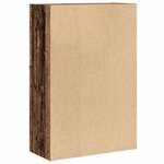 vidaXL Bibliothèque/Buffet vieux bois 66x30x98 cm bois d'ingénierie
