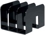 Porte-revues TREND plastique 3 compartiments (L)215 x (P)210 x (H)165 mm Noir DURABLE