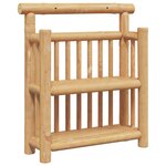 vidaXL Étagère Murale avec étagère Marron 40 x 13 x 44 cm Bambou