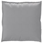 vidaXL Coussin de palette pour siège gris 70x70x12 cm  tissu Oxford.