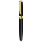 Waterman exception stylo plume fin  noir  plume fine 18k  encre bleue  coffret cadeau