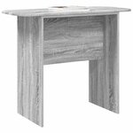 vidaXL Table console Gris Sonoma 93 x 40 x 75 cm Bois d'ingénierie