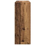 vidaXL Armoire Murale 2 Pièces Bois ancien 69 5 x 34 x 90 cm