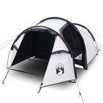 vidaXL Tente de camping tunnel 3 personnes tissu occultant imperméable
