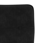 vidaXL Chaises à manger lot de 2 Noir Velours