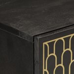 vidaXL Armoire latérale 80x33x75 cm bois massif de manguier
