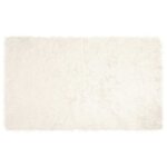 vidaXL Tapis en Peau de Mouton Synthétique Blanc 100 x 200 cm