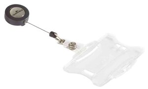 porte-noms avec porte-badge 85 x 54 mm DURABLE