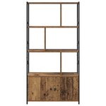 vidaXL Étagère Bois ancien 80 x 30 x 155 5 cm Bois d'ingénierie