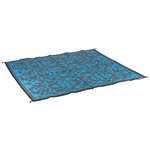 Bo-Camp Tapis d'extérieur Chill mat Oriental 2 7x3 5 m XL bleu