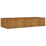 vidaXL Lit surélevé de jardin 200x80x40 cm acier corten