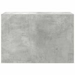 vidaXL Armoire murale de bain gris béton 60x25x40 cm bois d'ingénierie