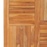 vidaXL Dessus de table Bois de teck solide Carré 90x90x2 5 cm