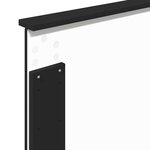 vidaXL Tête de lit avec tête de lit Chêne noir 90 cm Bois d'ingénierie