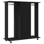 vidaXL Armoire Chêne noir 102 x 38 x 110 cm Bois d'ingénierie